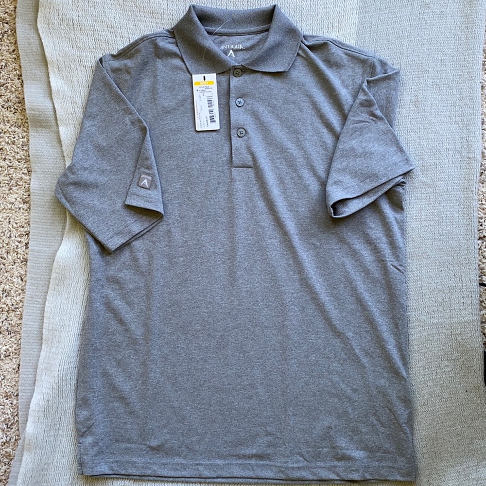 Antigua golf polo grey
